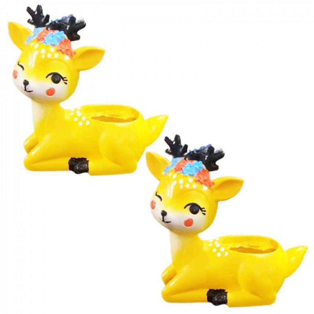 Resin Animal Deer Shape Pot (set of 2) - photo