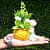 Resin Girl Shape Pot (set of 2) - top_view