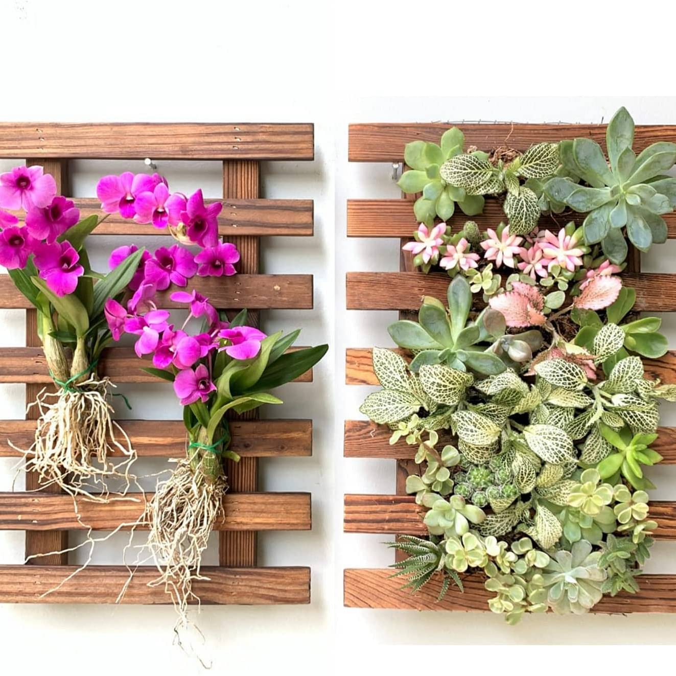 Wooden Hanging Planter (Set of 2)