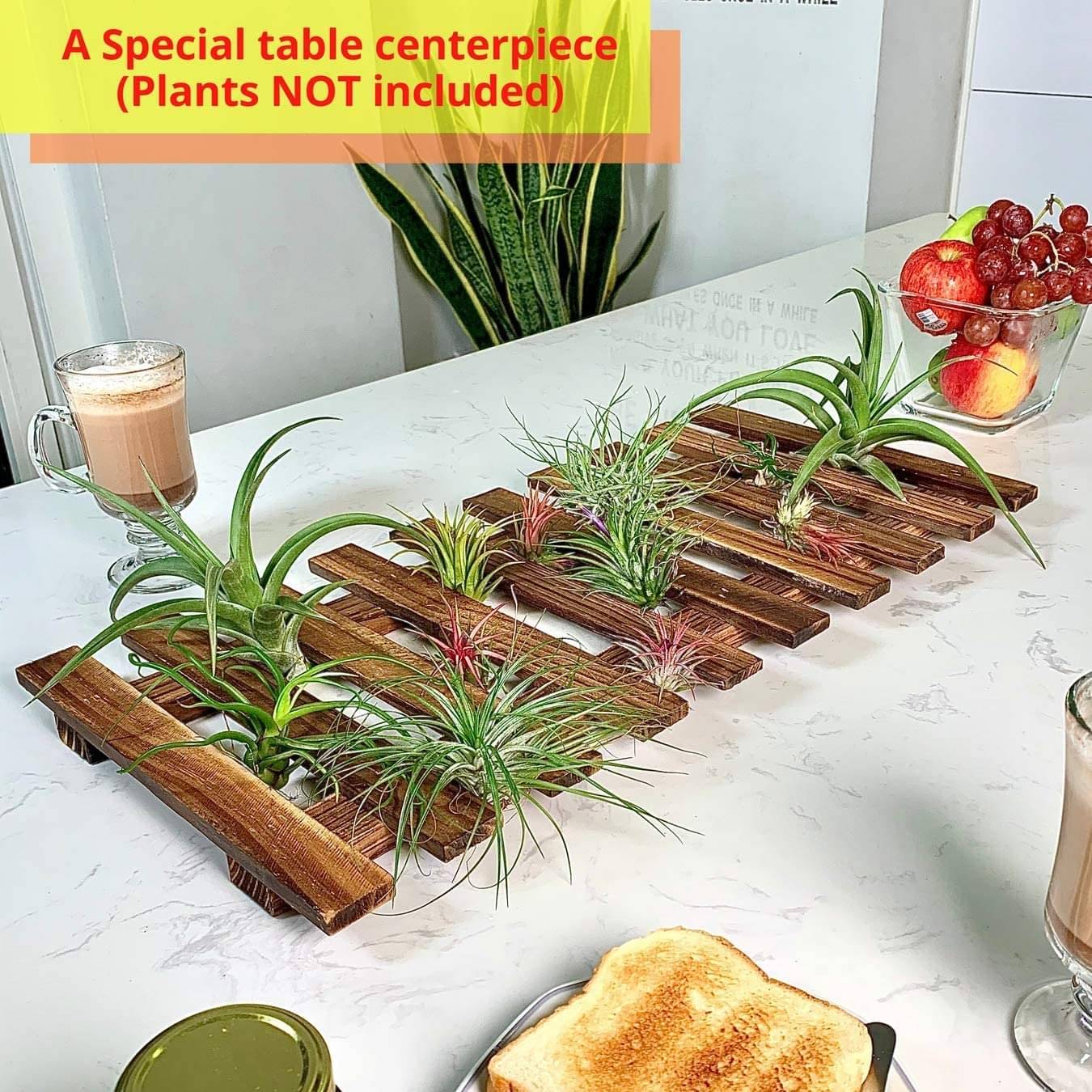 Wooden Hanging Planter 60 CM (Set of 1)