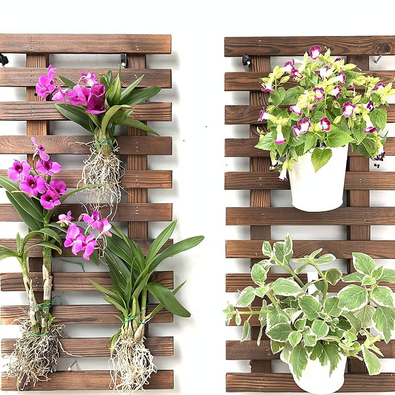Wooden Hanging Planter 60 CM (Set of 2)