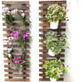 Wooden Hanging Planter (Set of 2) - photo