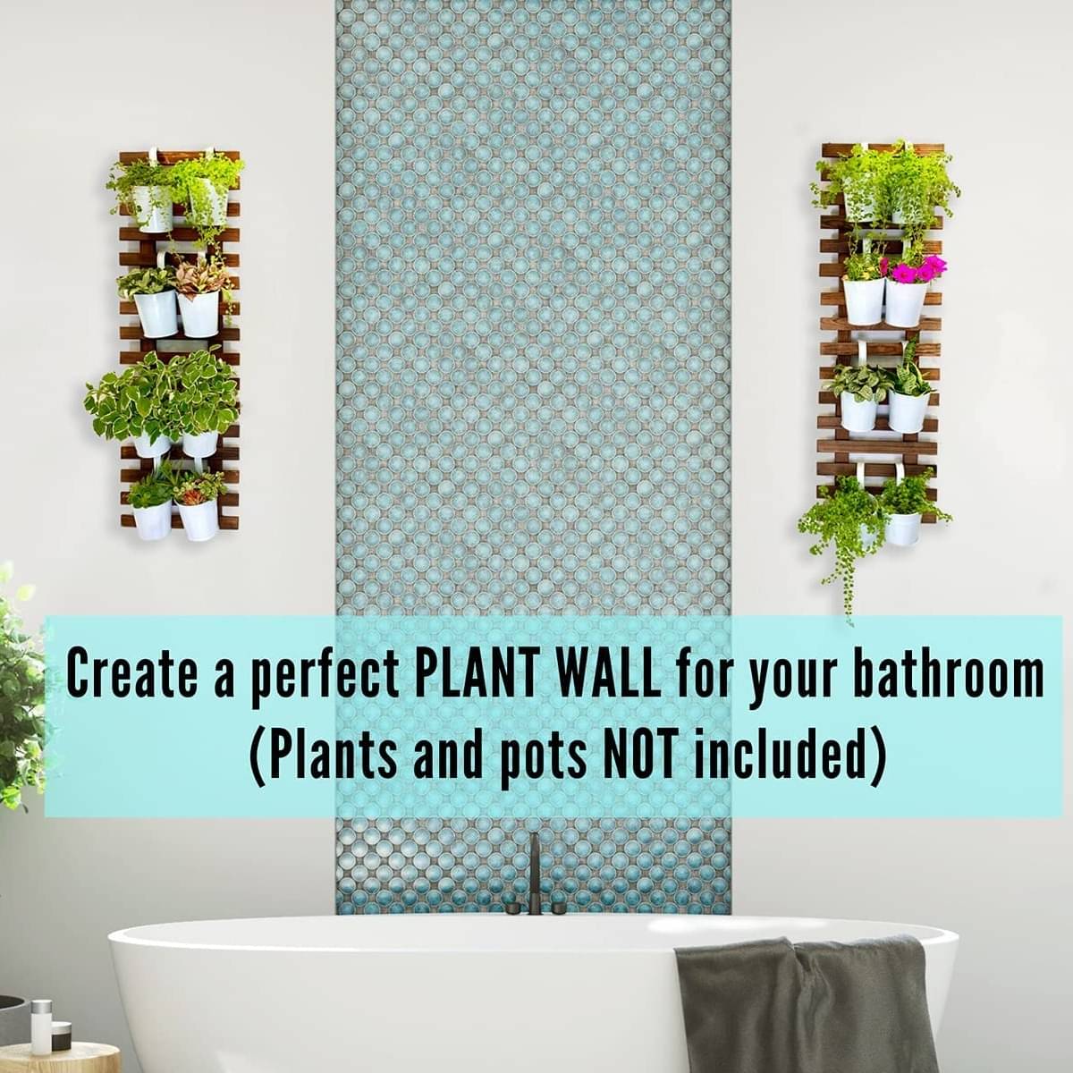 Wooden Hanging Planter (Set of 2)