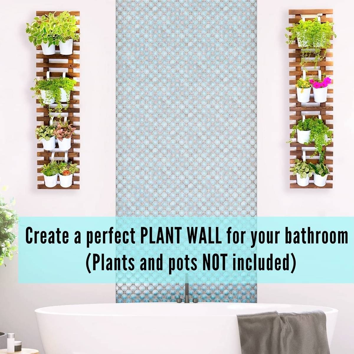 Wooden Hanging Planter (Set of 2)