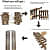 Wooden Hanging Planter (Set of 2) - rear_view