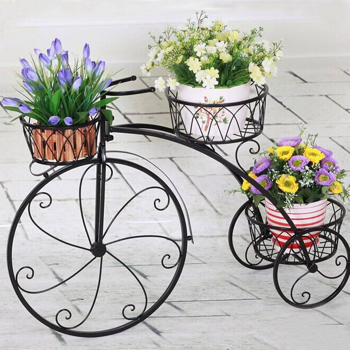 Cycle Design Flower Pot Metal Stand