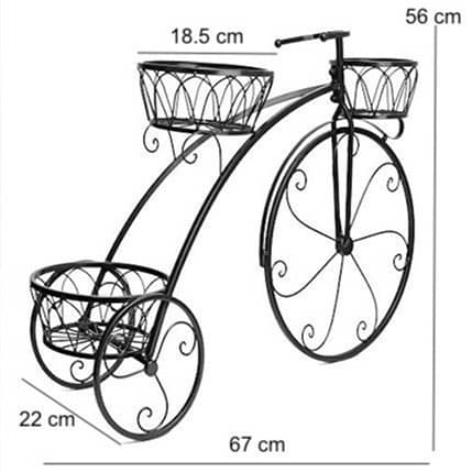 Cycle Design Flower Pot Metal Stand