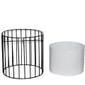 Medium Protracted Metal Wire Based Planter Stand With Metal - Set of 2 - top_view