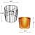 Medium Metal Wire Based Planter Stand With Pot- Set of 2 - top_view