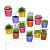 Metal Planter Fordable Stand with 12 Pot Holder (White) - photo