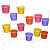 Metal Planter Fordable Stand with 12 Pot Holder (White) - front_view
