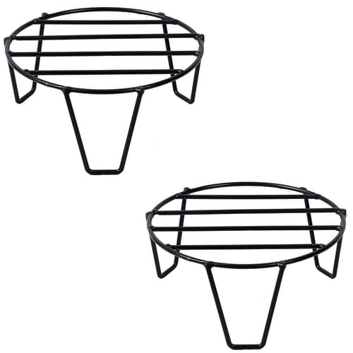 Metal Flower Pot Stand - set of 2