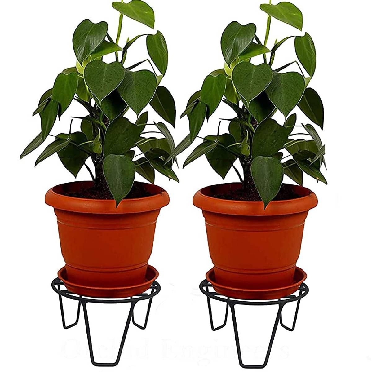 Metal Flower Pot Stand - set of 2