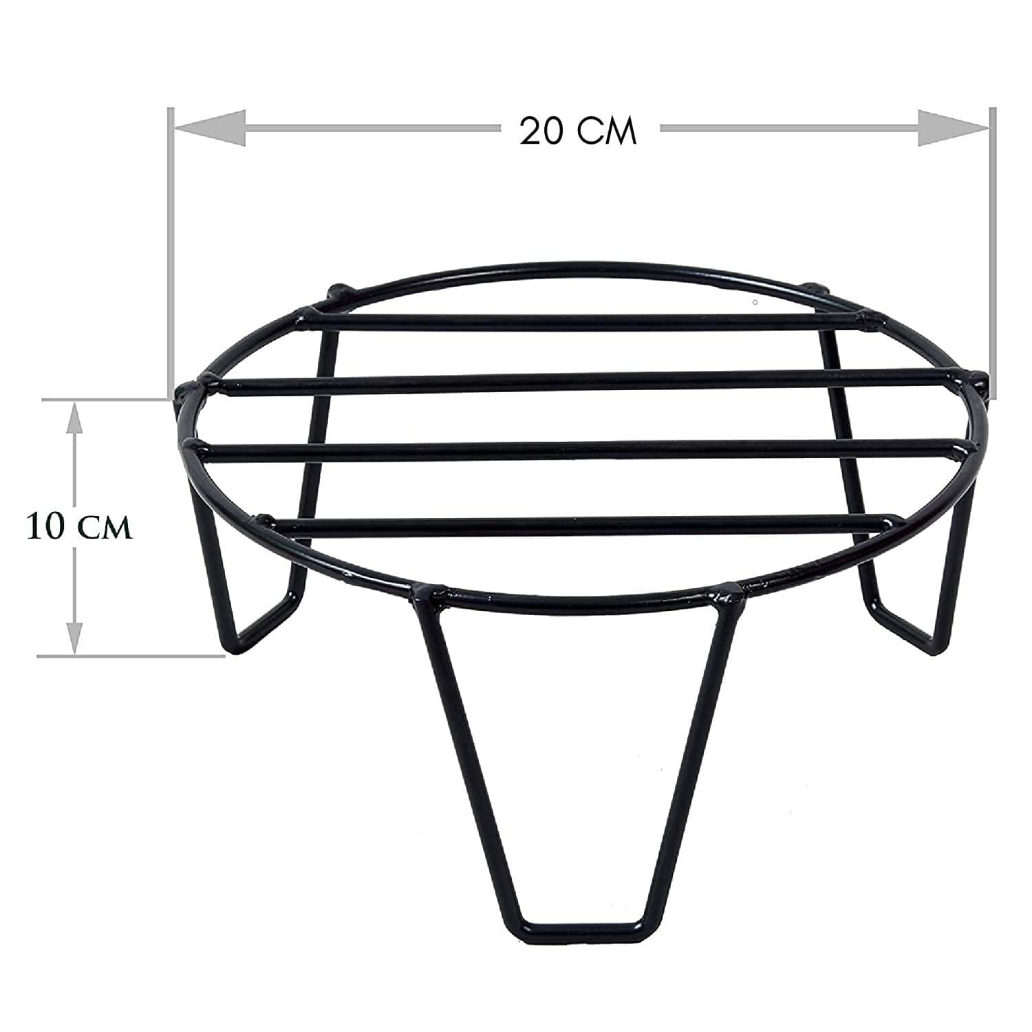 Metal Flower Pot Stand - set of 2 - top_view