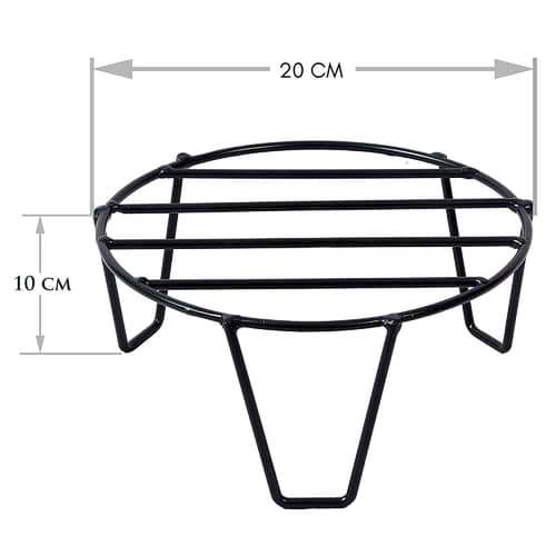 Metal Flower Pot Stand - set of 2