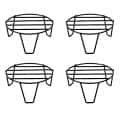Metal Flower Pot Stand - set of 4 - photo