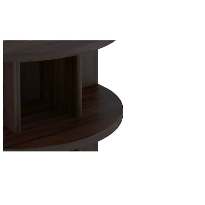 Half-Round Wooden Console Table - bottom_view