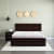 Storage King Size Bed With Side Table - front_view