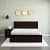 Storage King Size Bed With Side Table - rear_view