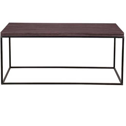 Metal Console Table With Glossy Finish