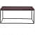Metal Console Table With Glossy Finish - front_view