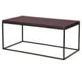 Metal Console Table With Glossy Finish - rear_view