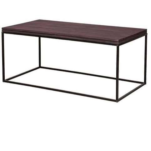 Metal Console Table With Glossy Finish
