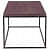 Metal Console Table With Glossy Finish - bottom_view