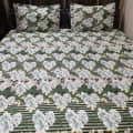 King Size Double Bedsheet With Two Pillow Covers - front_view