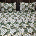 King Size Double Bedsheet With Two Pillow Covers - top_view