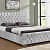 King Size Upholstered Bed with Storage - rear_view