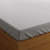 Plain White Queen Size Double Bedsheet With 2 Pillow Cover (Pure Cotton) - rear_view