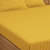 Pure Cotton Golden Yellow Queen Size Bedsheet With 2 Pillow - front_view