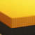 Pure Cotton Golden Yellow Queen Size Bedsheet With 2 Pillow - rear_view