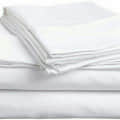 Plain White Single Bedsheet With 1 Pillow Cover (60x90)Inches - front_view