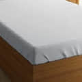 Plain White Single Bedsheet With 1 Pillow Cover (60x90)Inches - rear_view