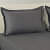 Pure Cotton Grey Queen Size Bedsheet With 2 Pillow Covers - front_view