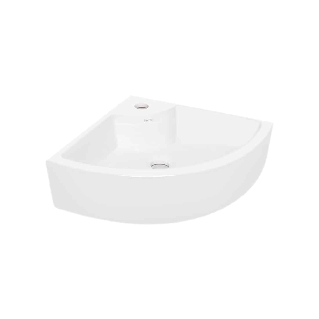 Kerovit Beam Wall Hung Corner Wash Basin - photo