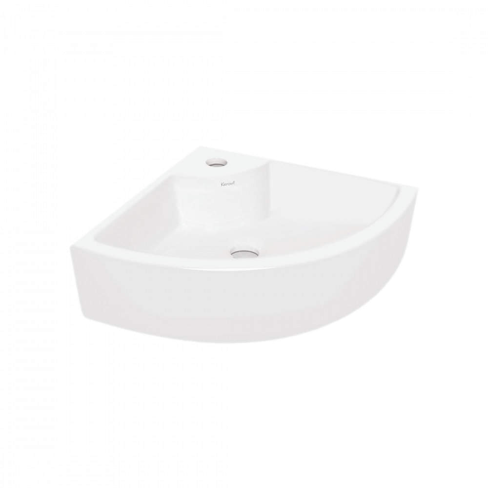 Kerovit Beam Wall Hung Corner Wash Basin - photo