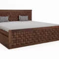 Malawi Sheesham Rosewood Wooden King Size Bed - top_view