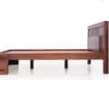 Eduardo Rosewood Brown King Size Bed - top_view