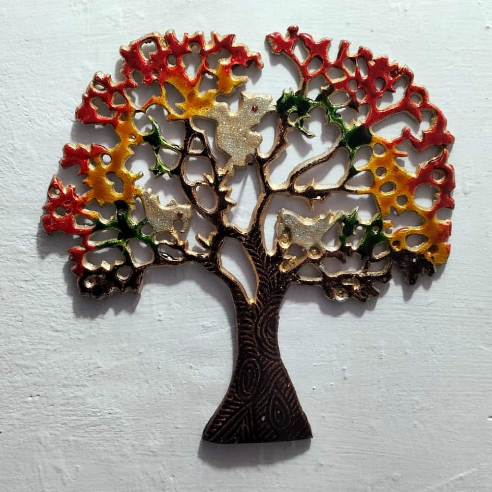 Aluminum Tree Wall Hanging Art Décor - photo