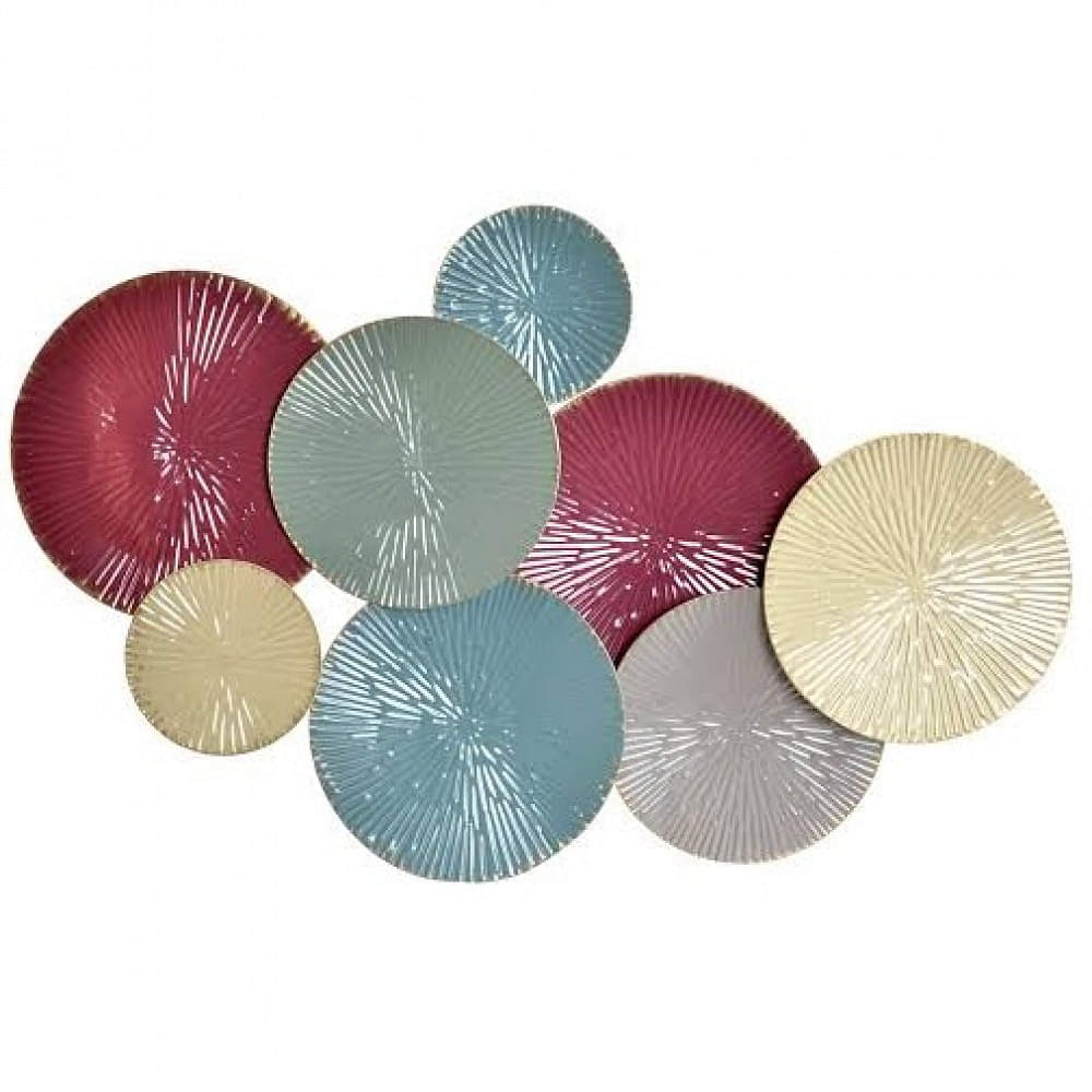 Decorative Circles Metal Wall Art - photo