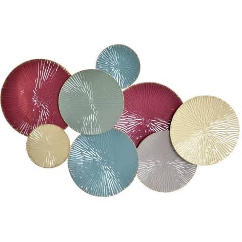 Decorative Circles Metal Wall Art