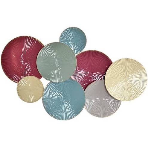 Decorative Circles Metal Wall Art