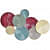 Decorative Circles Metal Wall Art - top_view