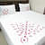 Beautiful Heart Embroidery Double Bedsheet With Two Pillow Covers (Pure Cotton) - front_view