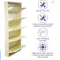 Metal Shoe Rack in 5 Shelves - front_view