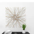 Iron Metal Contemporary Abstract Wall Art Décor - front_view