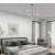 Iron Metal Contemporary Abstract Wall Art Décor - rear_view